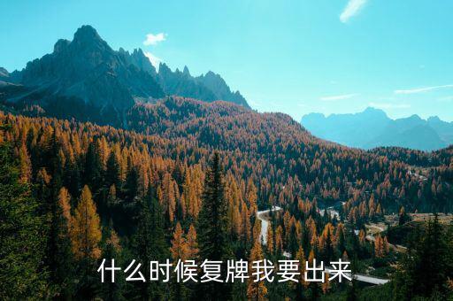 廣晟有色什么時候復(fù)牌，廣晟有色股票
