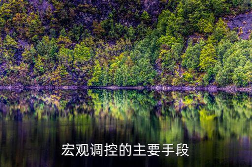 宏觀調(diào)控有什么手段，宏觀調(diào)控的主要手段
