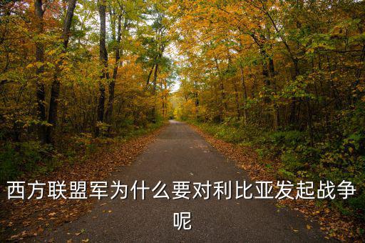 歐債危機下的法國為什么要發(fā)動利比亞戰(zhàn)爭，西方聯(lián)盟軍為什么要對利比亞發(fā)起戰(zhàn)爭呢