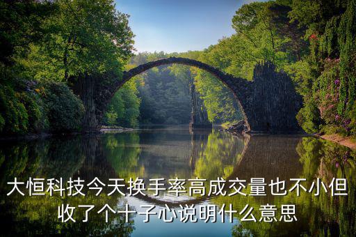 大恒科技是什么概念，請老手看一下走勢圖中的這個(gè)是什么意思