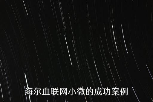 什么海爾小微，海爾小微公司簽合同沒(méi)有海爾倆字