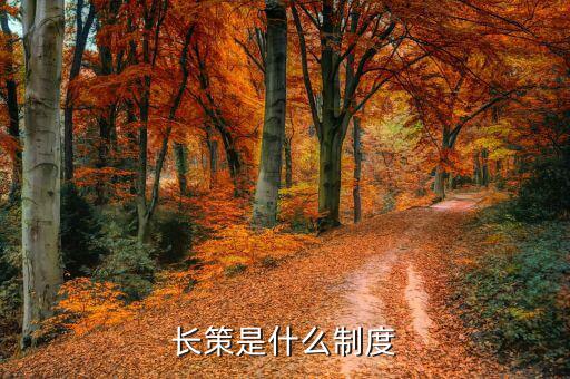 長(zhǎng)策指的是什么，長(zhǎng)策是什么制度