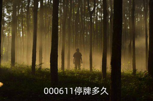 000611什么時(shí)候復(fù)牌，000611停牌多久