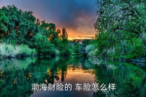 渤海車險理賠怎么樣,親愛的，渤海車險還不錯，挺靠譜的