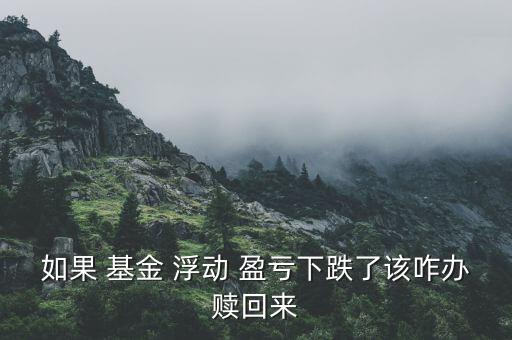 基金浮動盈虧怎么提取,浮動盈虧是正數(shù)，表示你賺了