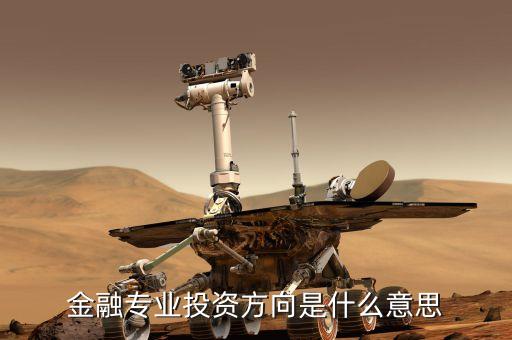 融資投向是什么意思，在股票的咨詢里說(shuō)的融投是啥意思