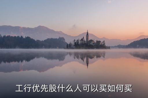 什么人能買優(yōu)先股，工行優(yōu)先股什么人可以買如何買