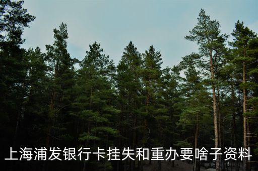 浦發(fā)銀行卡掛失需要什么，上海浦發(fā)銀行卡掛失步驟