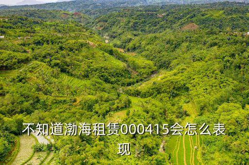 渤海租賃為什么漲的慢，不知道渤海租賃000415會(huì)怎么表現(xiàn)