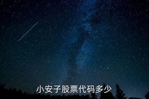 小安子是什么股票，小安子股票代碼多少