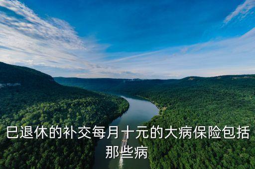 每月10元大病醫(yī)保是什么，由個人繳納的10元大病保險是否為強(qiáng)制繳納的由什么保險作用