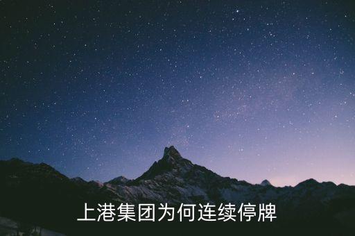 上港集團(tuán)為什么停牌了，為何上港集團(tuán)持了那么久都不見(jiàn)起啊