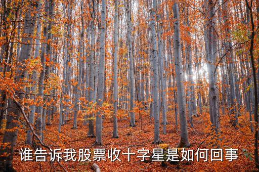 k線收黑十字星是什么意思，誰(shuí)告訴我股票收十字星是如何回事