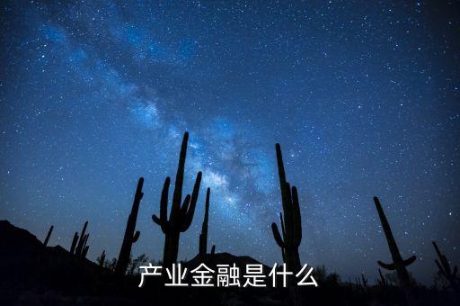 產(chǎn)業(yè)金融是什么，產(chǎn)業(yè)金融是什么
