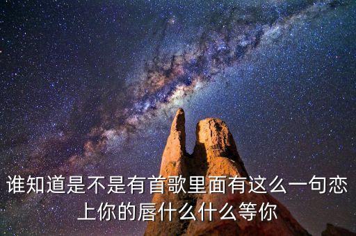 你就是定盤的心是什么歌曲，有首歌的歌詞是對你的思念就像風箏斷了線的歌名是什么