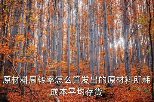 材料周轉(zhuǎn)率是什么，90原材料周轉(zhuǎn)率周轉(zhuǎn)天數(shù) 什么意思