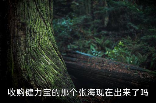收購健力寶的那個(gè)張?，F(xiàn)在出來了嗎