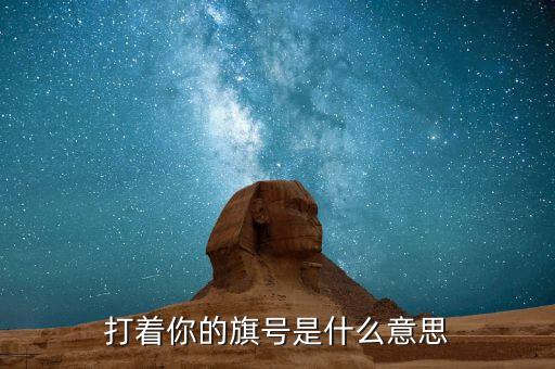打著旗號是什么意思，打著旗號和打著幌子有什么區(qū)別