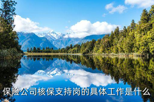 保險公司核保運營崗需要做些什么，保險公司核保支持崗的具體工作是什么