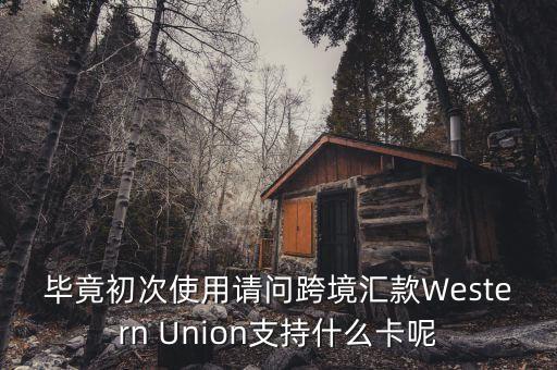 什么是西聯(lián)，畢竟初次使用請問跨境匯款Western Union支持什么卡呢