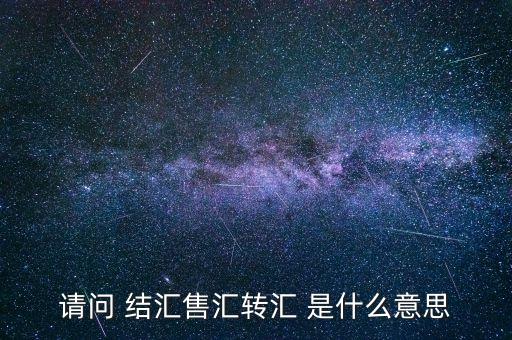 結(jié)匯和購匯是什么意思，結(jié)匯或購匯業(yè)務(wù)是指什么意思呢