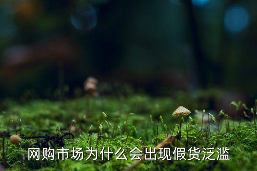 網(wǎng)購市場(chǎng)為什么會(huì)出現(xiàn)假貨泛濫