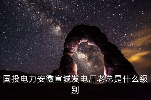 國電投什么級別，中國國電集團(tuán)是什么級別