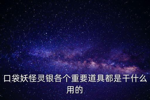 口袋妖怪銀里的元力是干什么用的，口袋妖怪銀 不懂得物品的作用意思1 普力使用招式有作用2