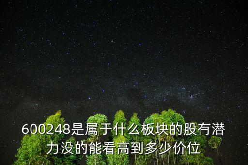 佳電股份是什么板塊，600248是屬于什么板塊的股有潛力沒(méi)的能看高到多少價(jià)位