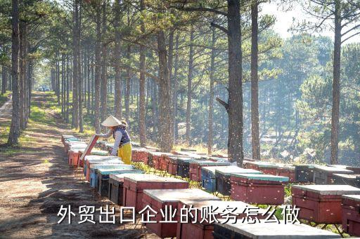 外貿(mào)出口企業(yè)的賬務怎么做