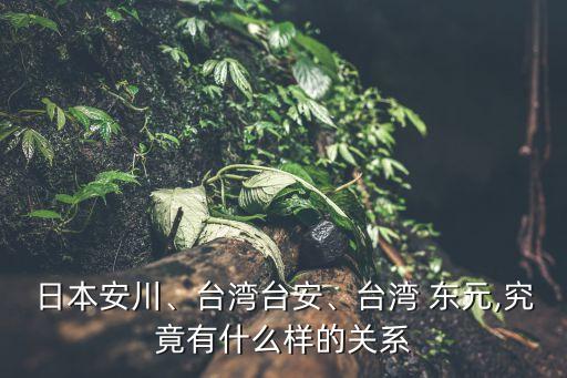 日本安川、臺(tái)灣臺(tái)安、臺(tái)灣 東元,究竟有什么樣的關(guān)系
