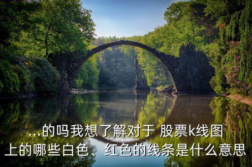 ...的嗎我想了解對(duì)于 股票k線圖上的哪些白色、紅色的線條是什么意思