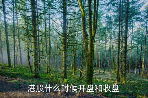 港股什么時(shí)候開(kāi)盤和收盤