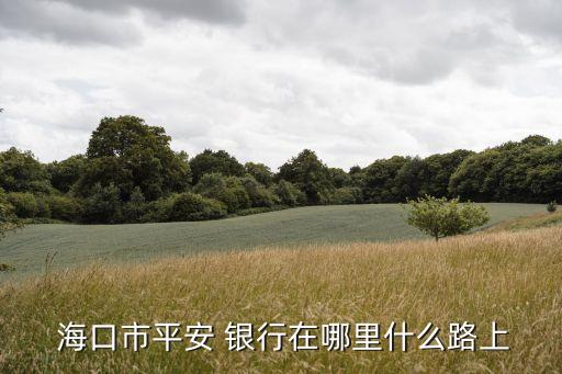  ?？谑衅桨?銀行在哪里什么路上