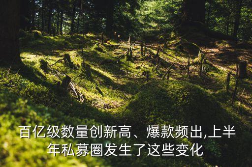  百億級數(shù)量創(chuàng)新高、爆款頻出,上半年私募圈發(fā)生了這些變化