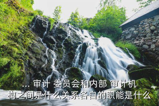 ... 審計 委員會和內(nèi)部 審計機構(gòu)之間是什么關系各自的職能是什么