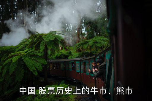 中國 股票歷史上的牛市、熊市