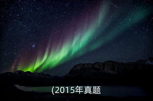 2015年投資業(yè)務