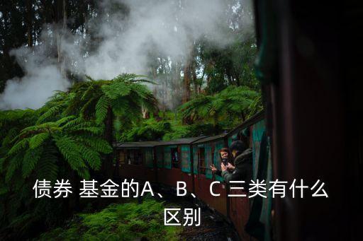 債券 基金的A、B、C 三類有什么區(qū)別