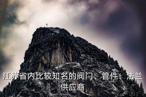 江蘇省內(nèi)比較知名的閥門、管件、法蘭供應商