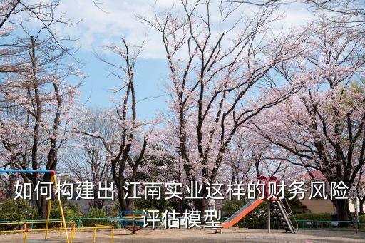 如何構(gòu)建出 江南實(shí)業(yè)這樣的財務(wù)風(fēng)險評估模型