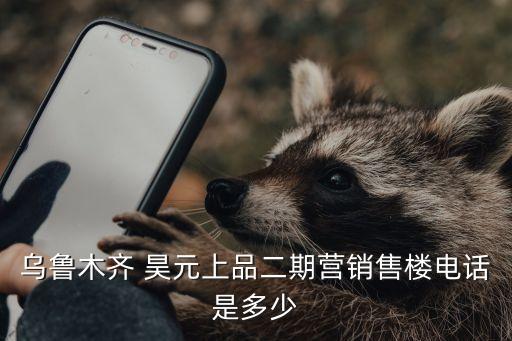 烏魯木齊 昊元上品二期營(yíng)銷(xiāo)售樓電話是多少