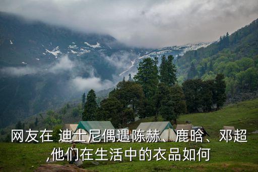 網(wǎng)友在 迪士尼偶遇陳赫、鹿晗、鄧超,他們在生活中的衣品如何